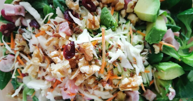 Avocat – Noix – Cranberries