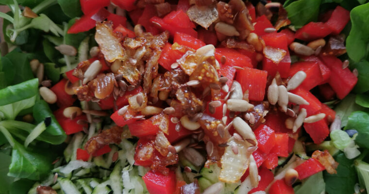 Poivron – Oignons frits
