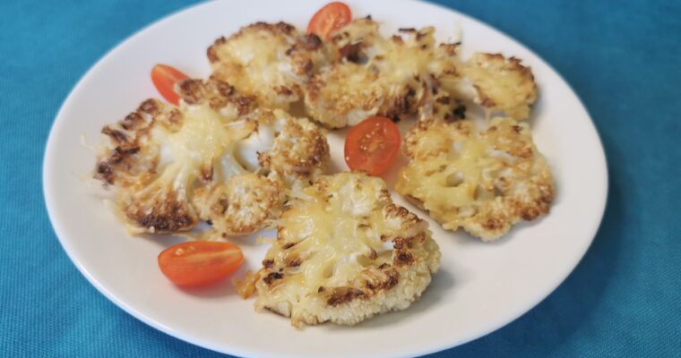 Chou fleur grillé et gratiné