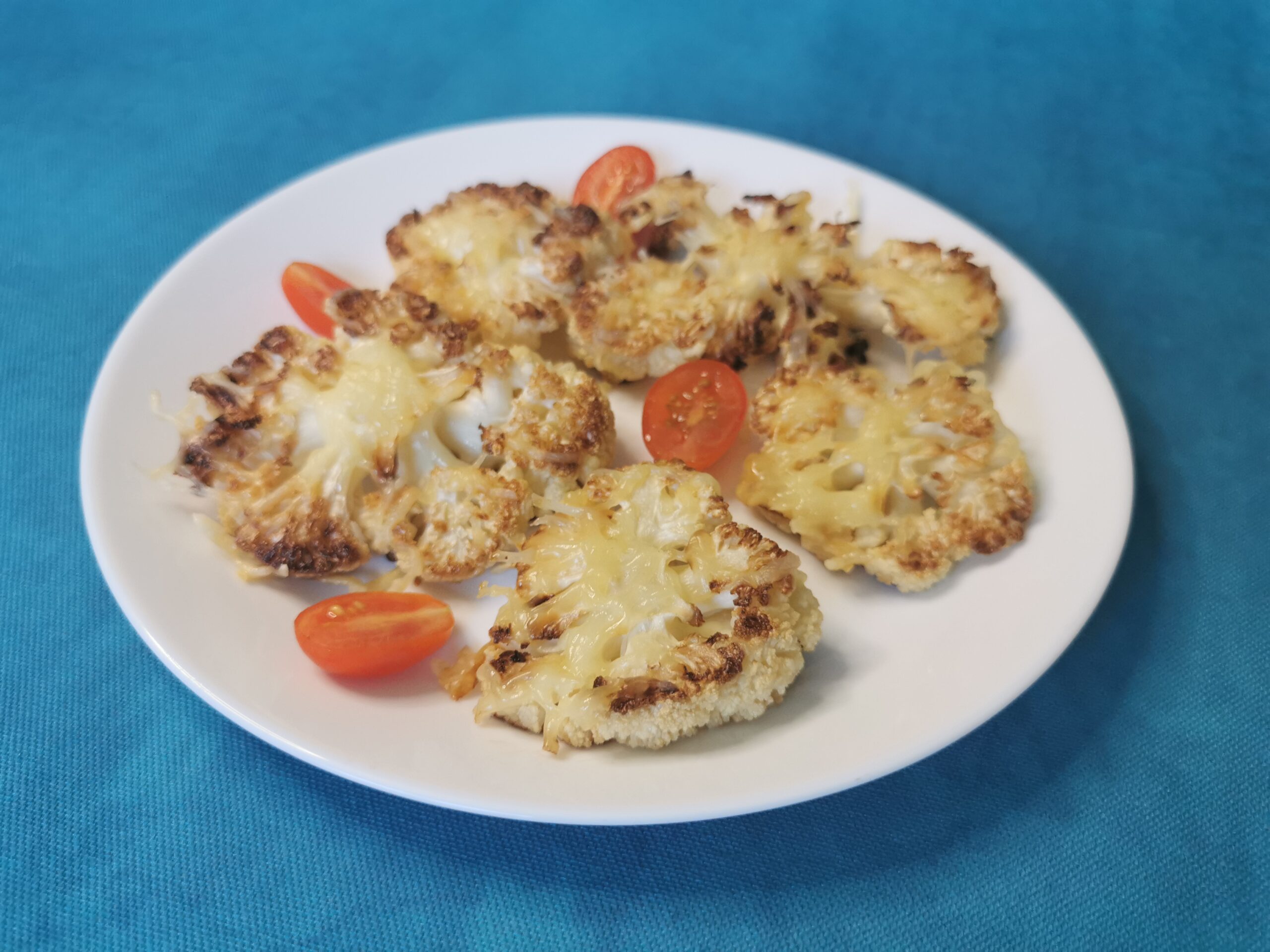 Chou fleur grillé et gratiné